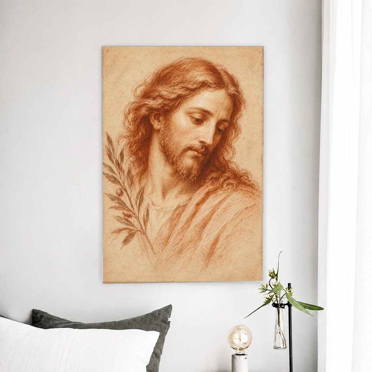 Beautiful Above All Canvas Wall Art - Christian Wall Art, detail view