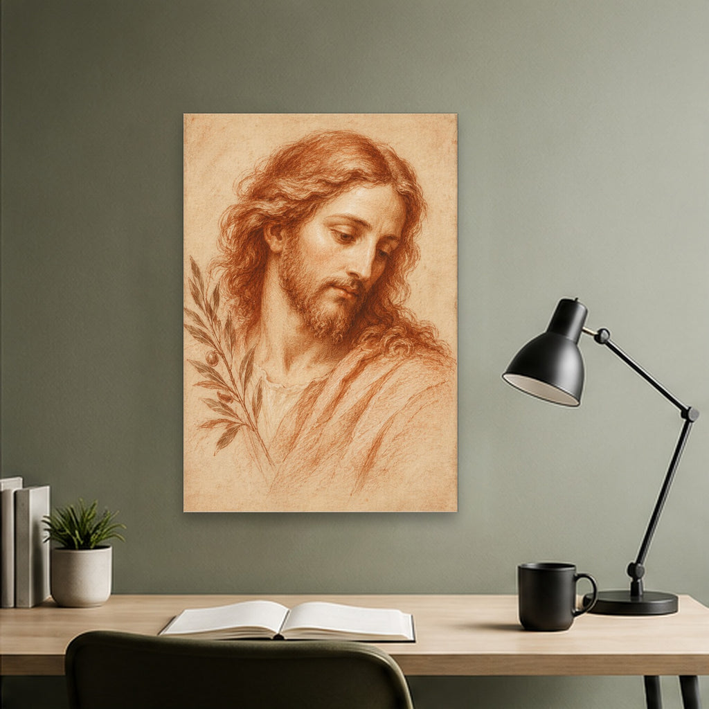 Beautiful Above All Canvas Wall Art - Christian Wall Art, close-up of the print