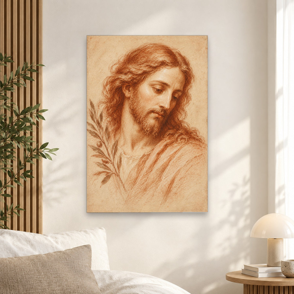 Beautiful Above All Canvas Wall Art - Christian Wall Art, alternate angle