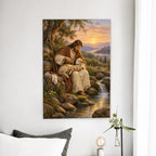 Bind Up the Broken Canvas Wall Art - Christian Wall Art, detail view
