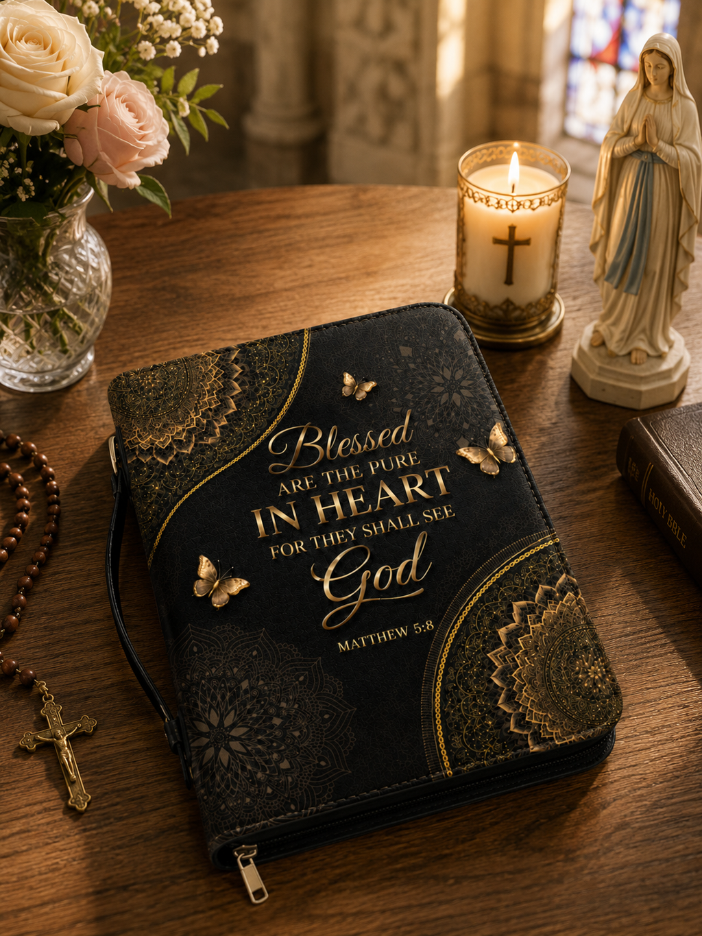 "Blessed Soul" Bible Cover - Catholic Bible Cover, View 6