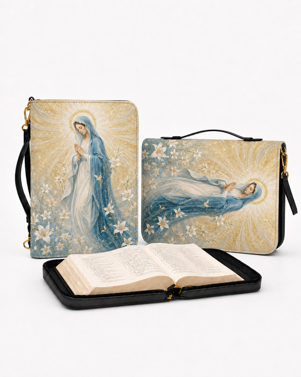 "Blessed Virgin Mary" Bible Cover - Catholic Bible Cover, View 2