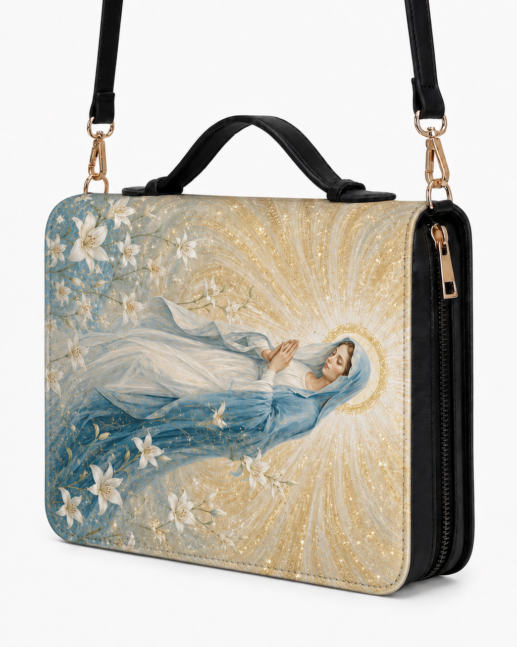 "Blessed Virgin Mary" Bible Cover - Catholic Bible Cover, View 3