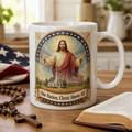 Blessing Over Our Hometown Ceramic Mug - Christian Coffee Mug, front view