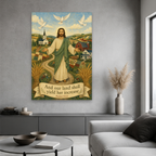 Blessing Over The Valley Canvas Wall Art - Christian Wall Art, hanging display