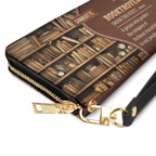 Booktrovert Noun NNRZ02081629NJ Zip Around Leather Wallet