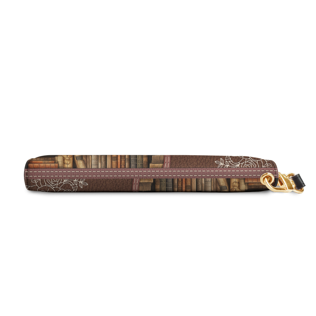Booktrovert Noun NNRZ02081629NJ Zip Around Leather Wallet