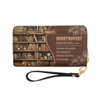 Booktrovert Noun NNRZ02081629NJ Zip Around Leather Wallet