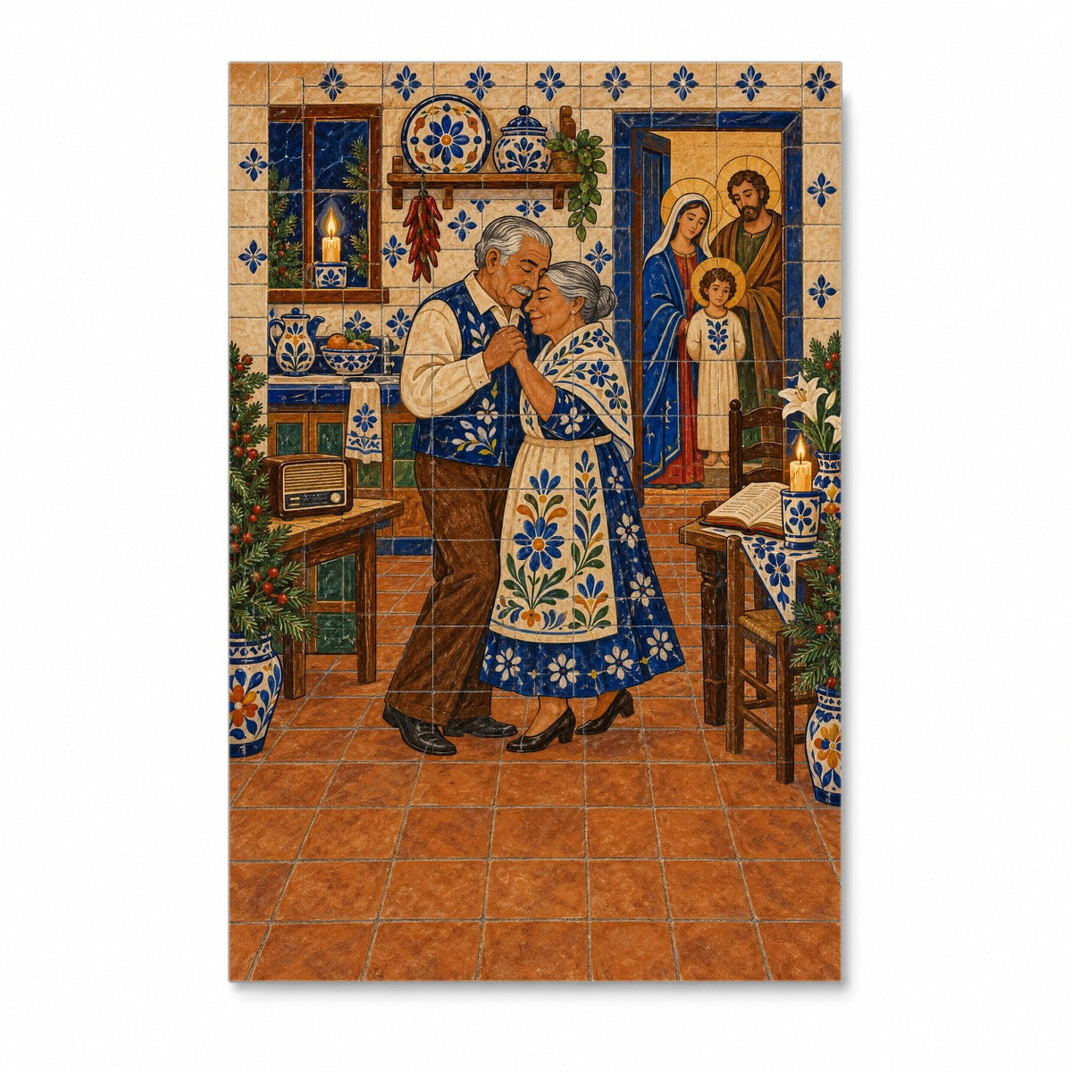 Born to Us Canvas Wall Art - Catholic Wall Art, front view