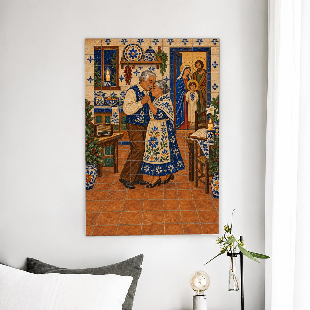Born to Us Canvas Wall Art - Catholic Wall Art, detail view