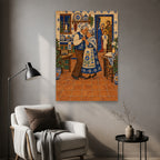 Born to Us Canvas Wall Art - Catholic Wall Art, styled in the home