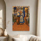 Born to Us Canvas Wall Art - Catholic Wall Art, scale reference