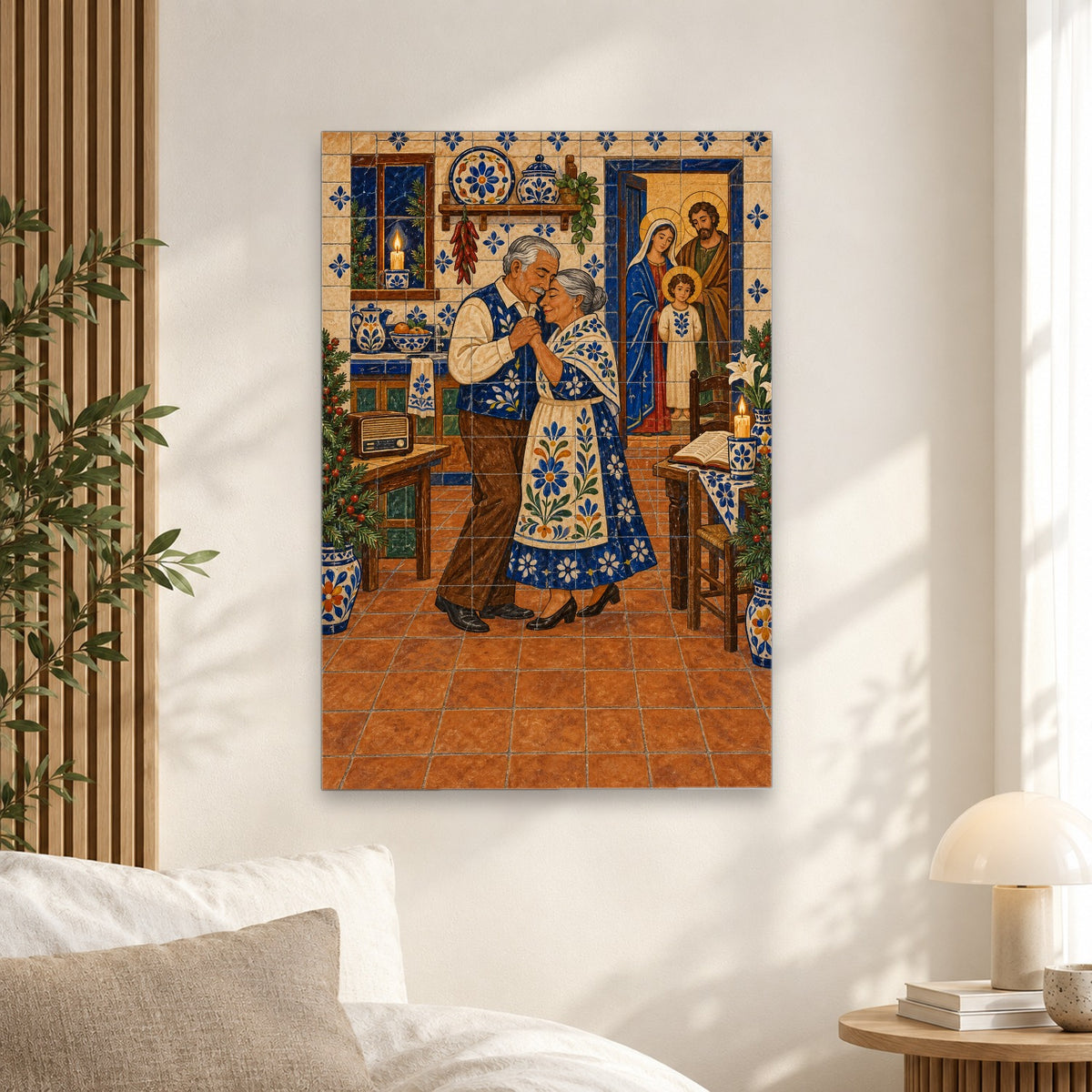 Born to Us Canvas Wall Art - Catholic Wall Art, alternate angle