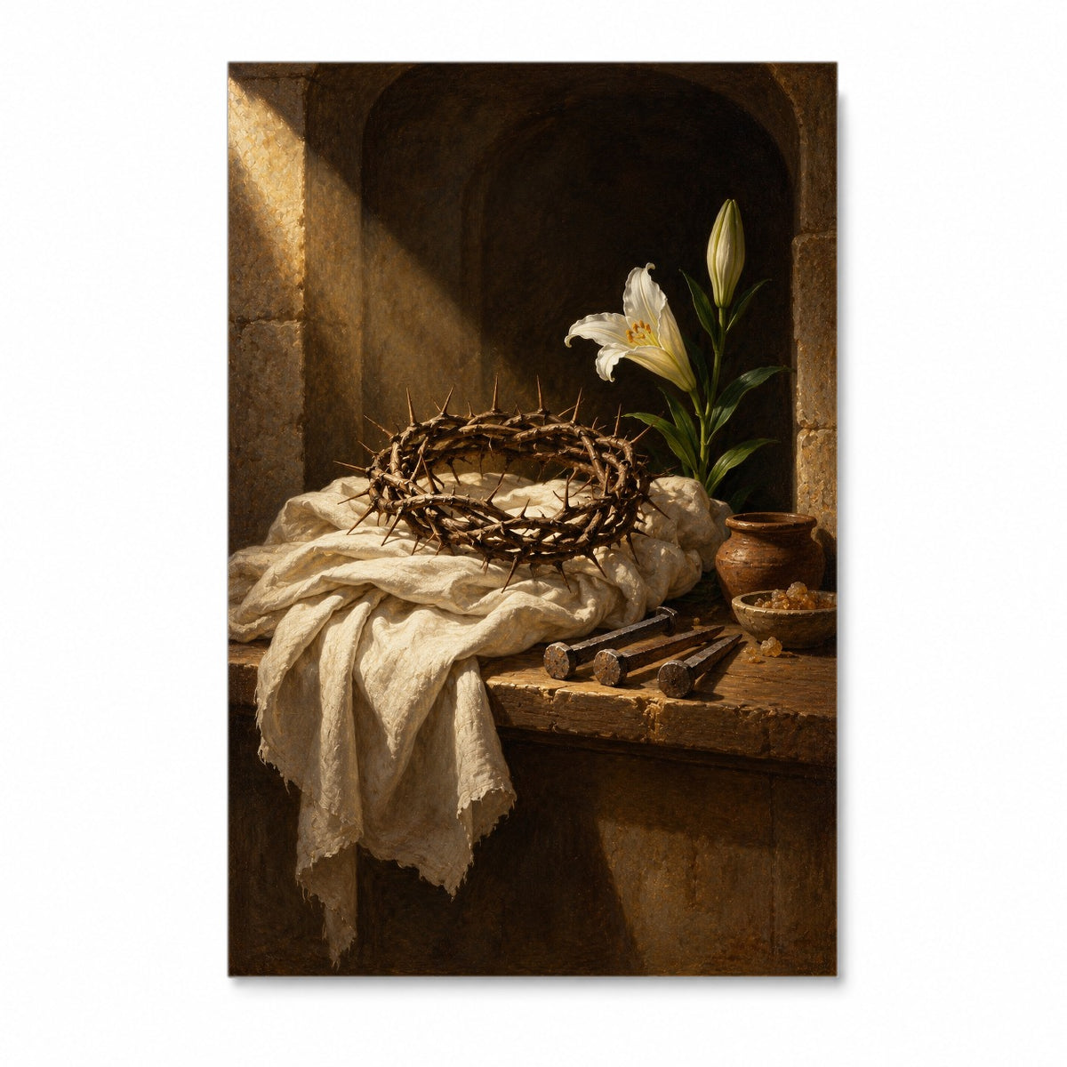 By His Bruises Canvas Wall Art - Catholic Wall Art, front view