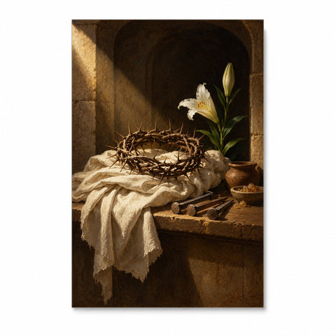 By His Bruises Canvas Wall Art - Catholic Wall Art, front view