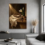 By His Bruises Canvas Wall Art - Catholic Wall Art, hanging display