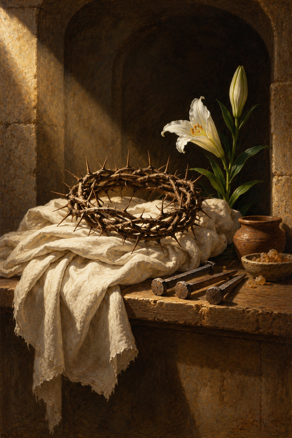 By His Bruises Canvas Wall Art - Catholic Wall Art, lifestyle scene