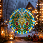 Calix Sanctus III Glass Suncatcher - Catholic Suncatcher, gift presentation