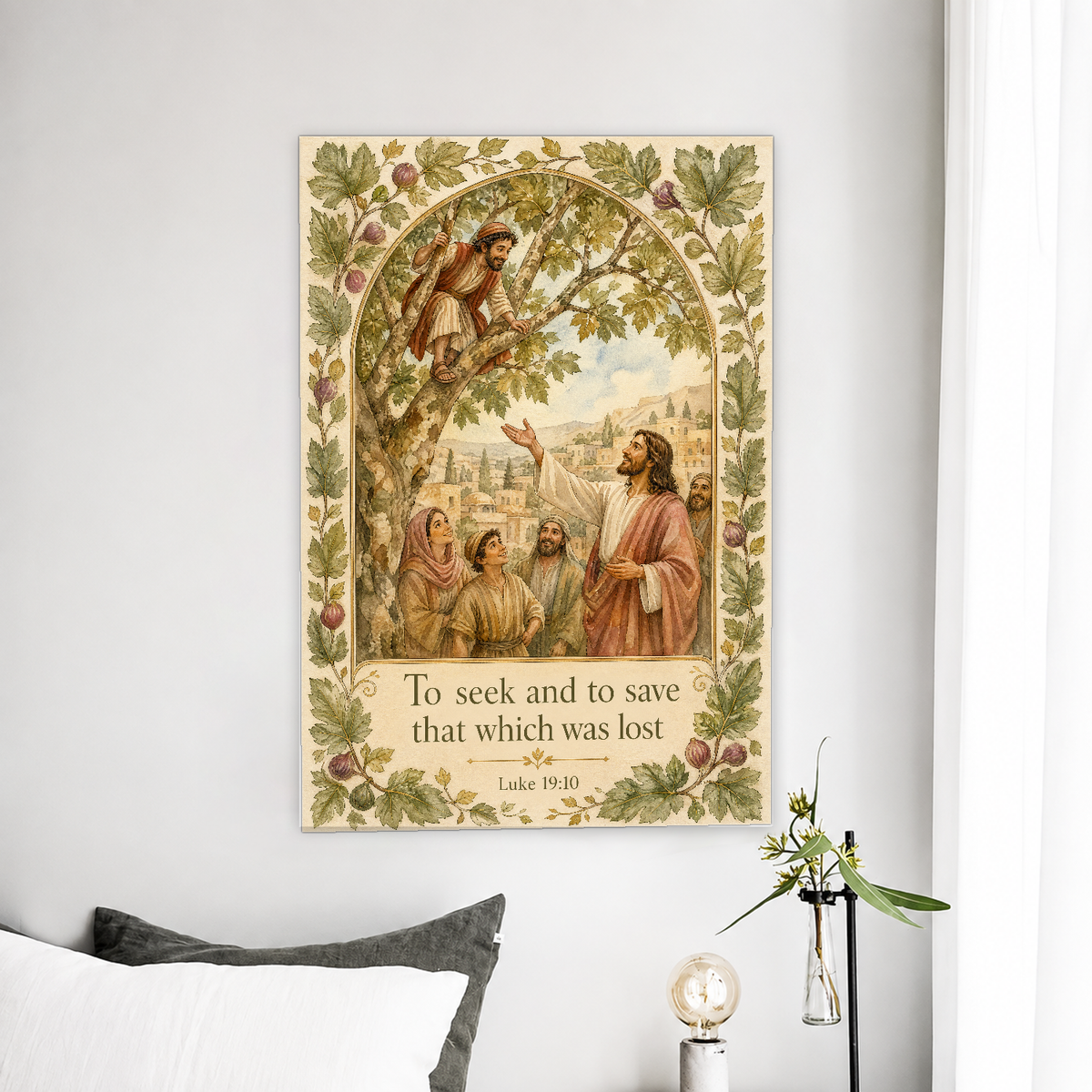 Called From The Sycamore Canvas Wall Art - Christian Wall Art, front view