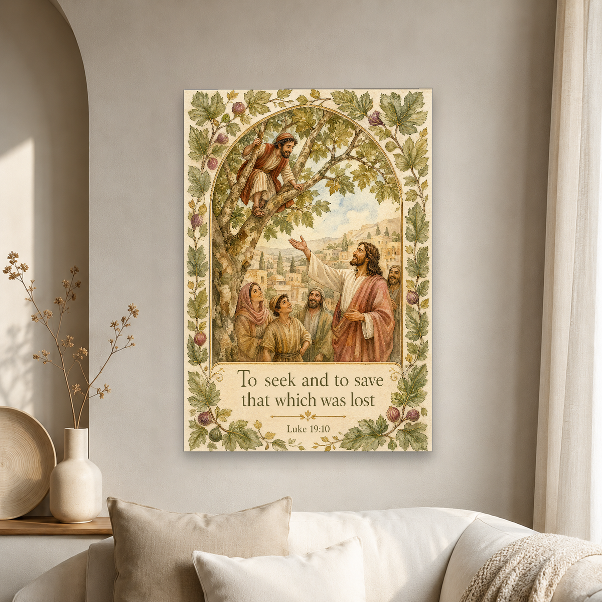 Called From The Sycamore Canvas Wall Art - Christian Wall Art, gift presentation