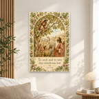 Called From The Sycamore Canvas Wall Art - Christian Wall Art, scale reference