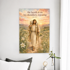 Carried Home At Dawn Canvas Wall Art - Christian Wall Art, front view