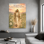Carried Home At Dawn Canvas Wall Art - Christian Wall Art, hanging display