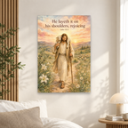 Carried Home At Dawn Canvas Wall Art - Christian Wall Art, alternate angle