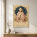Charta Caelestis Canvas Wall Art - Catholic Wall Art, gift presentation