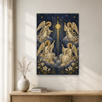 Chorus Angelorum Canvas Wall Art - Catholic Wall Art, gift presentation