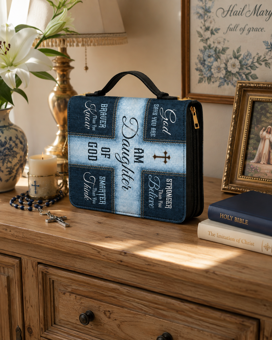 "Chosen Daughter" Bible Cover - Catholic Bible Cover, View 6