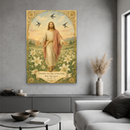 Clothed Like the Lilies Canvas Wall Art - Christian Wall Art, styled in the home