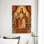Clothed With Majesty Canvas Wall Art - Christian Wall Art, detail view