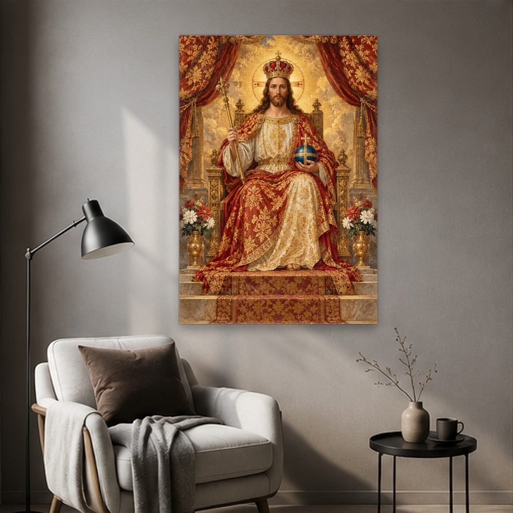 Clothed With Majesty Canvas Wall Art - Christian Wall Art, styled in the home