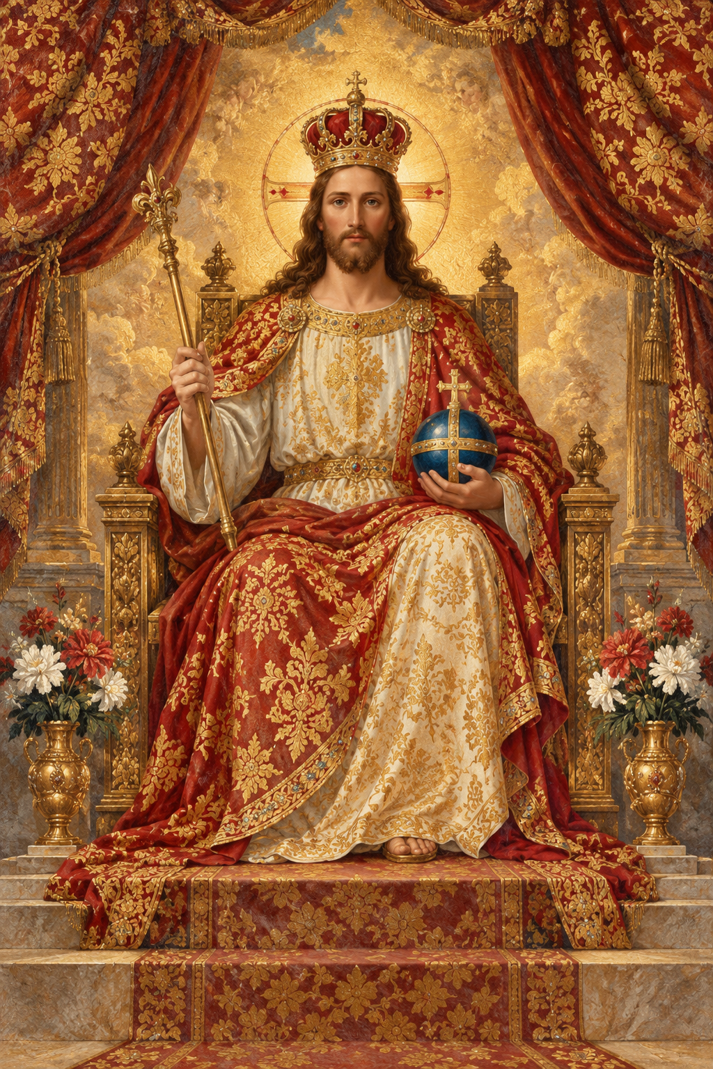 Clothed With Majesty Canvas Wall Art - Christian Wall Art, lifestyle scene