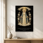 Clothed with the Sun in Manuscript Canvas Wall Art - Catholic Wall Art, gift presentation