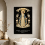 Clothed with the Sun in Manuscript Canvas Wall Art - Catholic Wall Art, scale reference