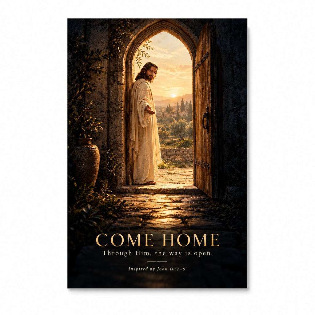 Come Home - Canvas Wallart Canvas Wall Art - Catholic Wall Art, front view