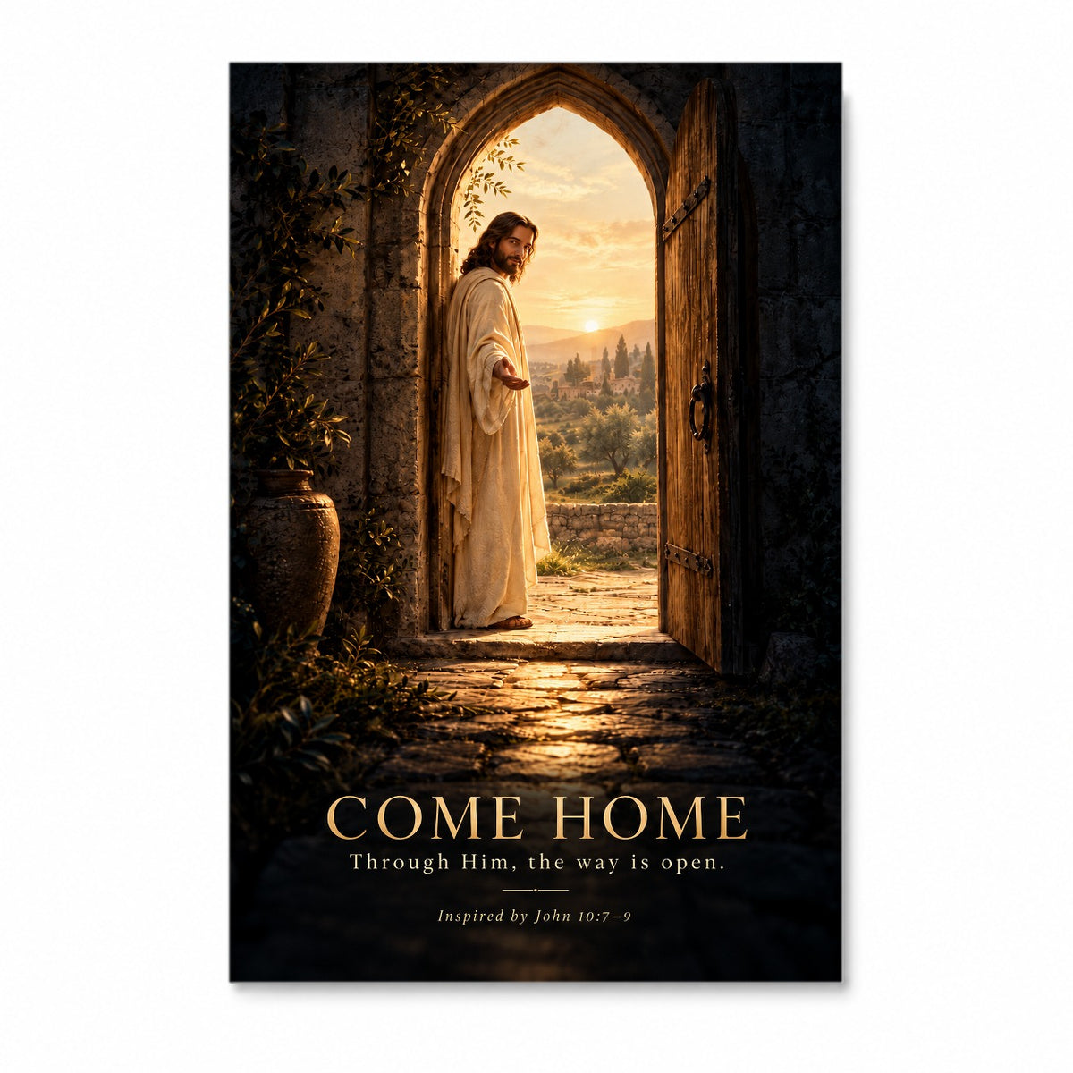 Come Home - Canvas Wallart Canvas Wall Art - Catholic Wall Art, front view