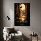 Come Home - Canvas Wallart Canvas Wall Art - Catholic Wall Art, styled in the home