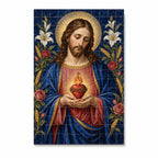 Cor Regale IV Canvas Wall Art - Catholic Wall Art, front view