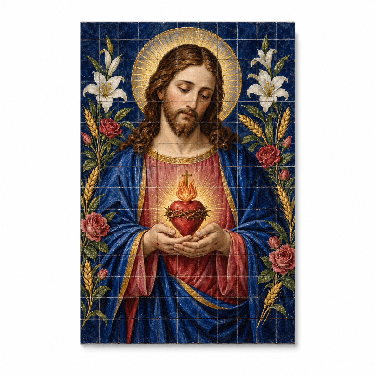 Cor Regale IV Canvas Wall Art - Catholic Wall Art, front view