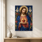 Cor Regale IV Canvas Wall Art - Catholic Wall Art, gift presentation