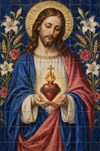 Cor Regale IV Canvas Wall Art - Catholic Wall Art, lifestyle scene