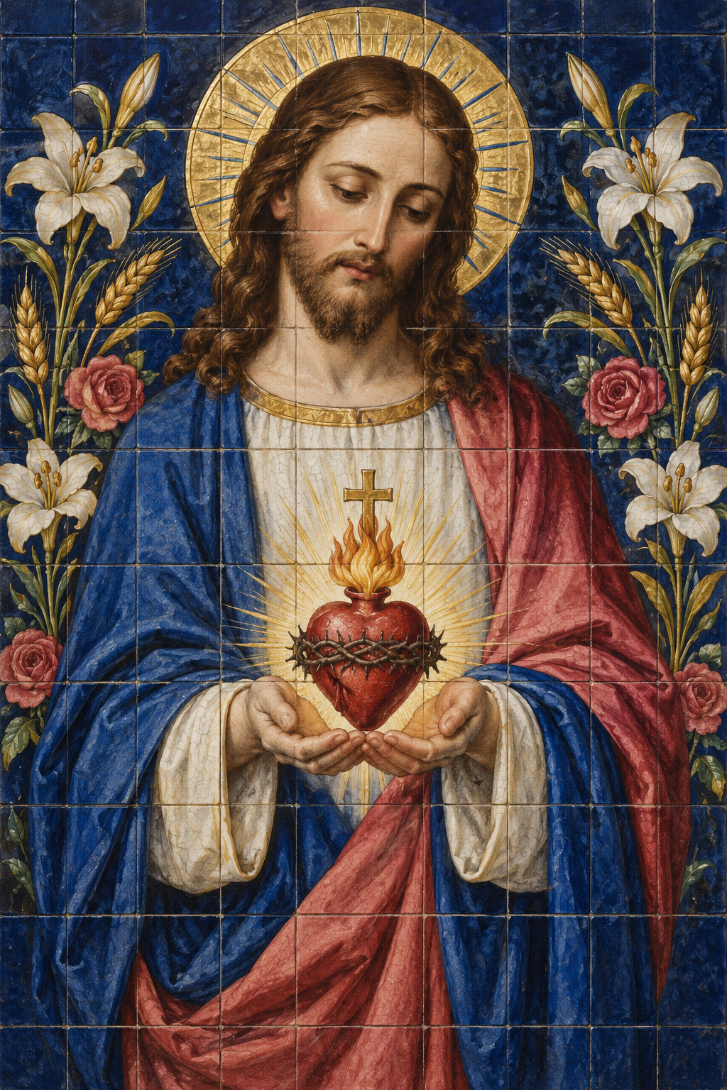 Cor Regale IV Canvas Wall Art - Catholic Wall Art, lifestyle scene