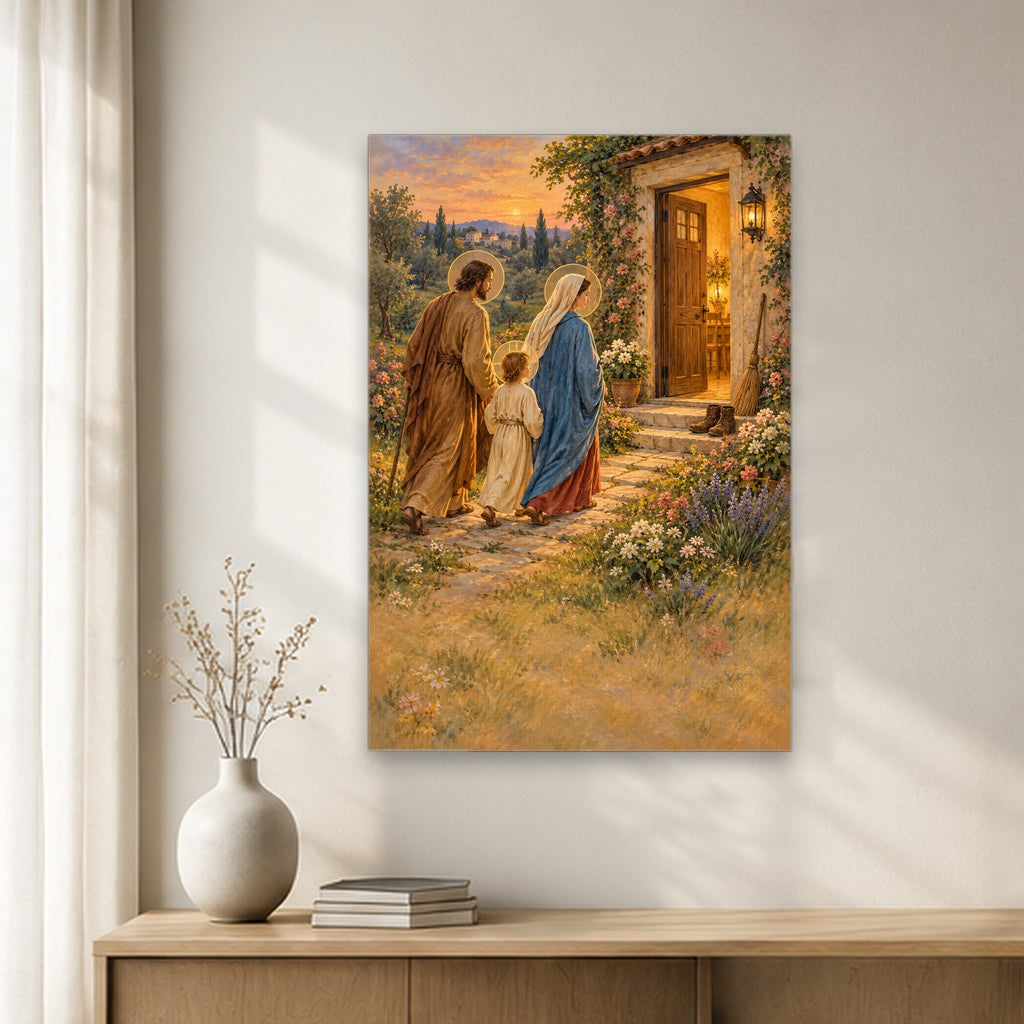 Cornerstone Canvas Wall Art - Catholic Wall Art, gift presentation