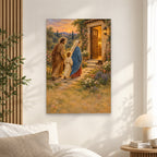 Cornerstone Canvas Wall Art - Catholic Wall Art, alternate angle