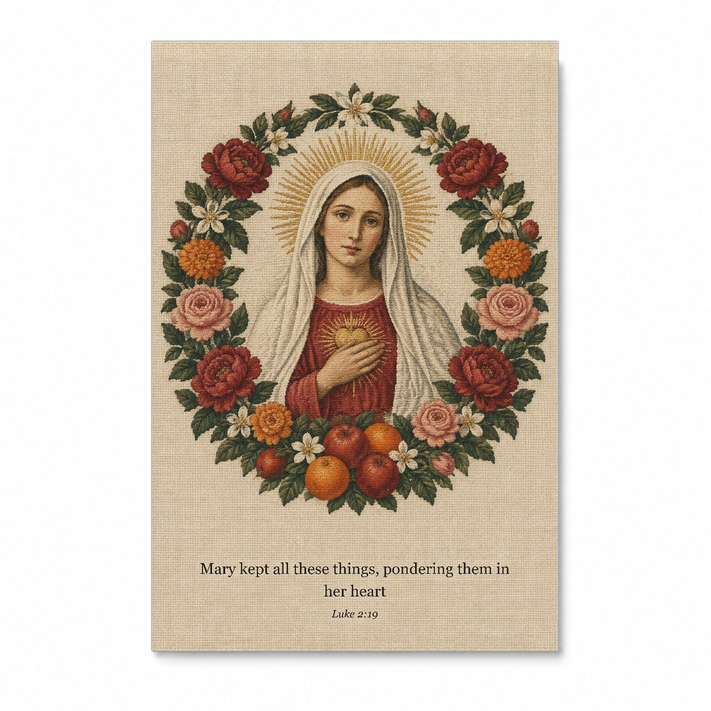 Corona Pomorum Canvas Wall Art - Catholic Wall Art, front view