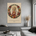 Corona Pomorum Canvas Wall Art - Catholic Wall Art, hanging display