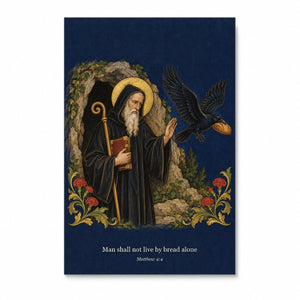 Corvus Benedicti Canvas Wall Art - Catholic Wall Art, front view